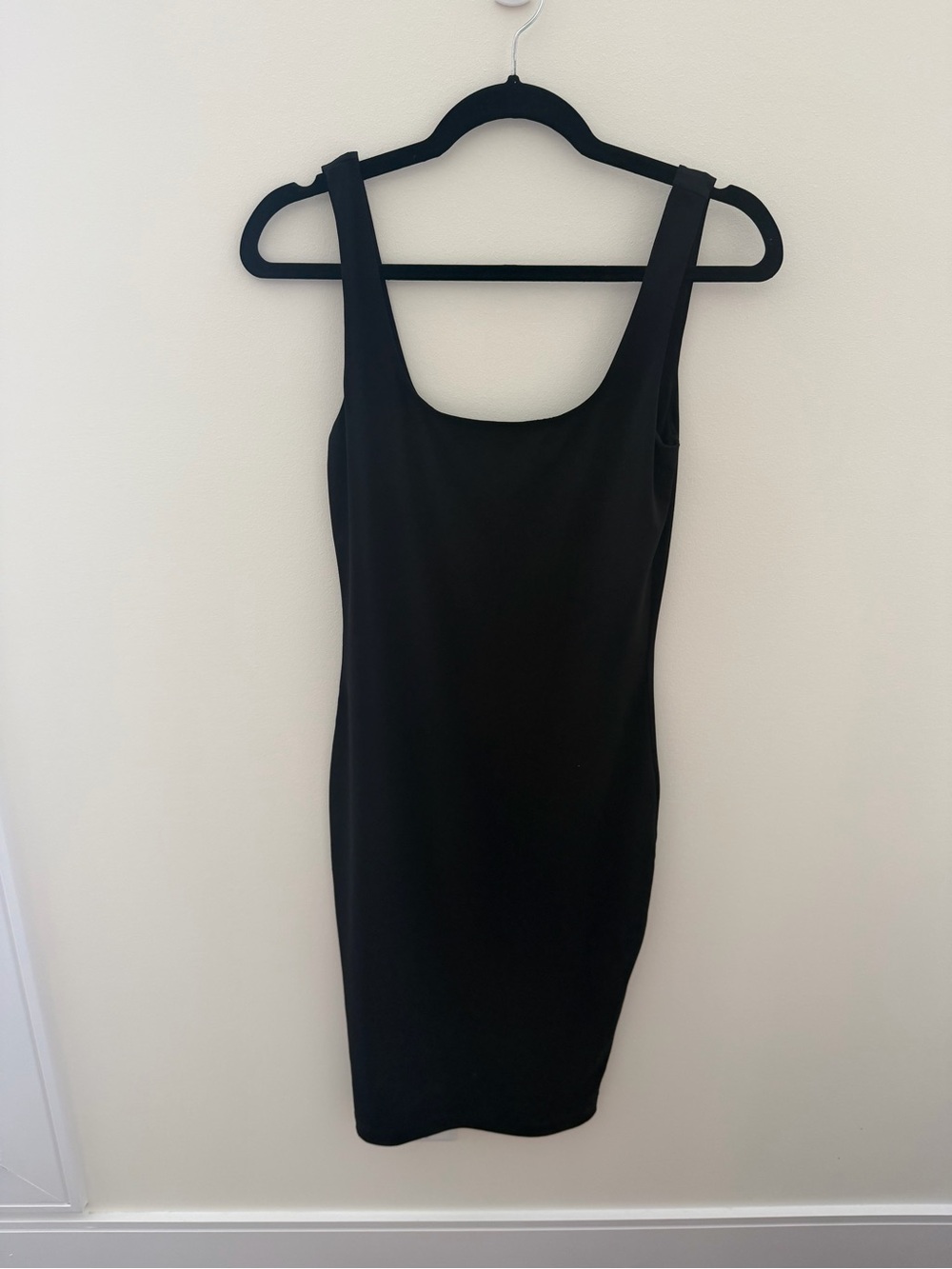 cinq a sept Black Scoop Neck Mini Dress